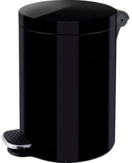 Helit Tretabfallbehälter Silberionen 3L schwarz