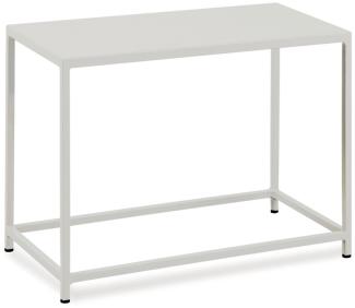 Outdoor Beistelltisch Daisy 60x30x45 cm perlweiß BS