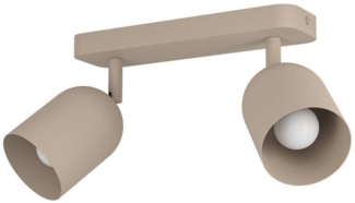 Eglo Leuchten 2er Spot Tilston sandfarben 28 x 21 cm