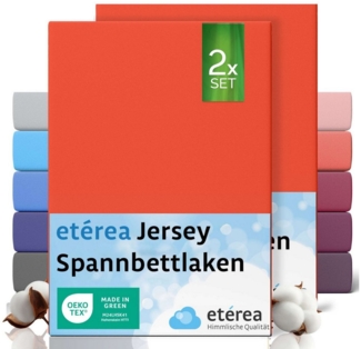 etérea Himmlische Qualität Spannbettlaken etérea Comfort Jersey 2er Set Spannbettlaken, Jersey, Gummizug: rundum, (2 Stück)
