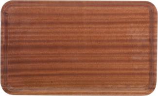 Contacto Holz Tablett GN 1/1, 53x32,5 cm rutschhemmend, Farbe Mahagoni