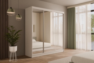 ALTDECOR Schiebetürenschrank V2-URBANO (Kleiderschrank Garderobenschrank mit viel Stauraum Moderner Schrank) Spiegel Spiegeltüren Vielseitiger Schwebetürenschrank