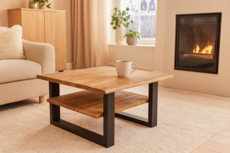 SAM® Couchtisch Patricia, Baumkante, Akazie, Eiche oder Mango, in 2 Größen erhältlich