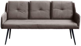 KAWOLA Sitzbank PIRI, Esszimmerbank Velvet verschiedene Farben