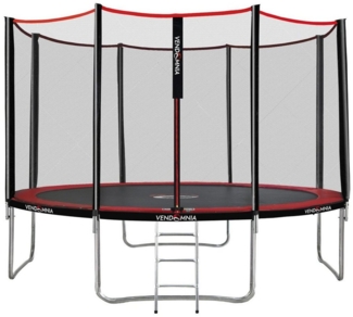 VENDOMNIA Fitnesstrampolin Gartentrampoline mit Sicherheitsnetz, Leiter, Randabdeckung, (Outdoor und Indoor Gartentrampolin mit Zubehör, Fitness Trampoline), 366 cm, Farbwahl