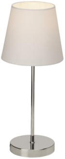 Lightbox Tischleuchte, ohne Leuchtmittel, Nachttischlampe, Touchschalter, 41 cm Höhe, Ø 16 cm, E14, max. 40 W