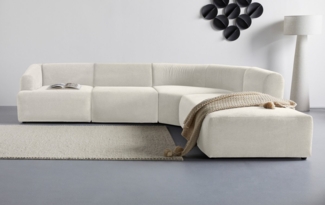 LeGer Home by Lena Gercke Ecksofa LYZA L-Form links/rechts, Modularsofa "XL", Maße B/T/H: 287/267/74 cm, aus 4 Modulen, zusammen oder einzeln stellbar