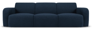 Micadoni Boucle Sofa Molino 3-Sitzer Boucle Dunkelblau