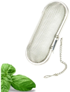 Thiru Teesieb Premium Gewürzsieb Edelstahl für Tassen, Teekannen oder Töpfe, (1-St)