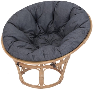 Bjird Stuhlkissen Polster für Papasansessel, Durchmesser 114 cm, UV - beständig wasserdicht Outdoor/Indoor