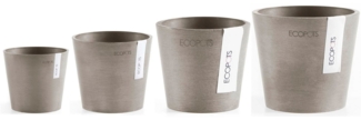 ECOPOTS Blumentopf Amsterdam Mini (Set, 4 St), in verschiedenen Größen