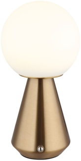 LED Tischleuchte, kupfer, Touch, Dimmbar, H 23,5 cm