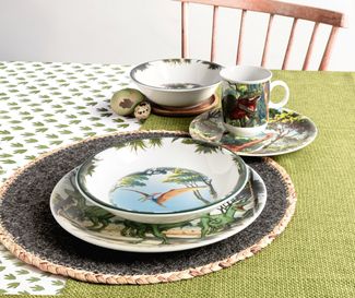 Seltmann Weiden Suppenteller Teller rund 20 cm, (1 St), Suppenteller Dino - Design