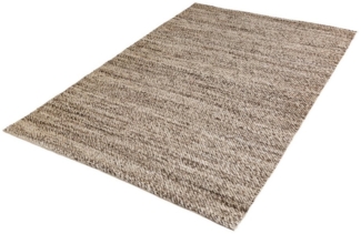 riess-ambiente Teppich WOOL 240x160cm beige / braun, rechteckig, Höhe: 10 mm, Wohnzimmer · Wolle · Mischgewebe · Landhausstil