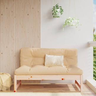 vidaXL Mittelsofa 120x80 cm Massivholz Kiefer 825730