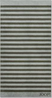 JOOP! Duschtuch - Classic Stripes Frottierkollektion, Walkfrottier Salbei 80x150cm