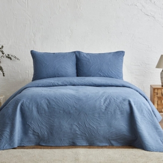 Karaca Tagesdecke Karaca Home Sonnia Doppelbettdecke Tagesdecke Bettdecke Set Indigo