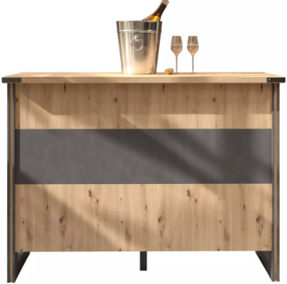 Bartisch Malta / Mia , Holzfarben , 140 x 105 x 48 cm