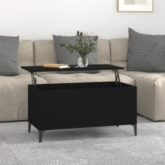 vidaXL Couchtisch Schwarz 90x44,5x45 cm Holzwerkstoff 819589