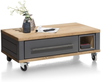 Henders & Hazel Couchtisch Jardin Eiche Railway | anthrazit