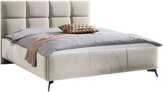 Polsterbett Signese, Beige, 140x200 cm