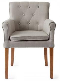 Riviera Maison Esszimmerstuhl La Scala Dining Armchair Linen Flax 3593001