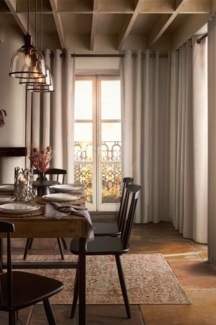 Next Verdunkelungsvorhang Ösenvorhänge aus Mattsamt - Verdunklung/Thermo (2 St)