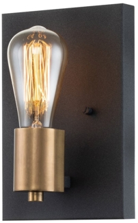 Elstead Silas Wandleuchte 1-flammige Zink messing E27