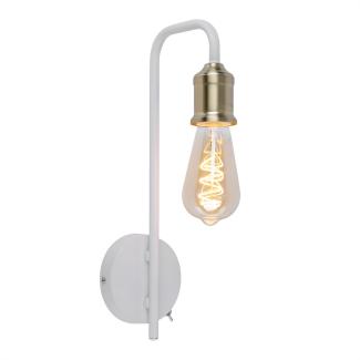 LED Wandlampe, Messing, weiß, Höhe 36 cm