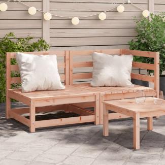 vidaXL Gartensofa 2-Sitzer Massivholz Douglasie 837947