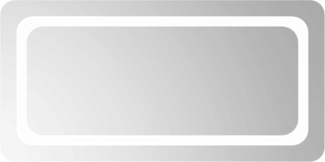 vidaXL LED-Badspiegel 80x40 cm 151785