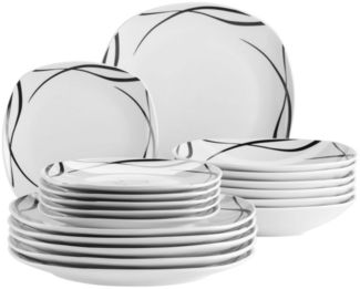 MÄSER Tafelservice DECORA (18-tlg), 6 Personen, Porzellan