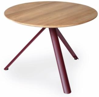 Trio Garten Beistelltisch wetterfest Beere Teak ∅65 cm