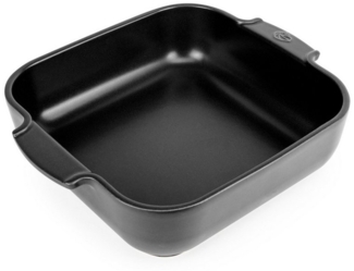 PEUGEOT Auflaufform APPOLIA Keramik 28cm Quadratisch Satin-Schwarz, Keramik, Keramik