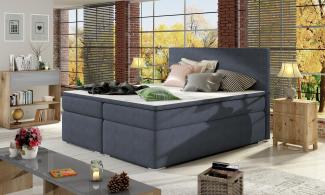 Divalo 160X200, Boxspring Bett, Blau