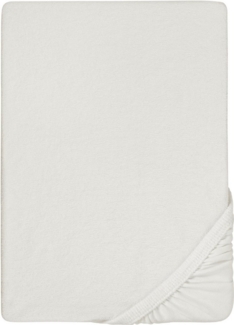 biberna Frottee-Stretch-Spannbetttuch 0012344, grau, 1x 90x190 cm - 100x200 cm