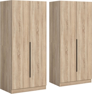 Home affaire Schrank-Set Skarde moderner Kleiderschrank Schlafzimmerschrank Otto´s Choice, (1-St, wähle deine beste Schrank Kombination), Skarde Kleiderschrank 160 cm, 2 Kleiderstangen und 2 Böden