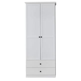 Garderobenschrank Baxter in weiß 81 cm