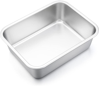 Joyfair Edelstahl Auflaufform Rechteckig Backform 32x25x8cm Kit