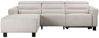 Home affaire Ecksofa Carpari, L-Form, 263 cm, manuelle o. elektrische Relaxfunktion, USB A/C und Kopfteilverstellung
