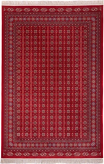 Morgenland Orientteppich - Turkaman - rechteckig - 225x150 - Rot