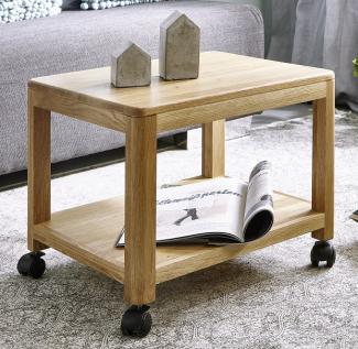 Servierwagen 50x40cm 'Bayreuth' Wildeiche massiv