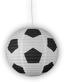Pendelleuchte Papierballon Fußball