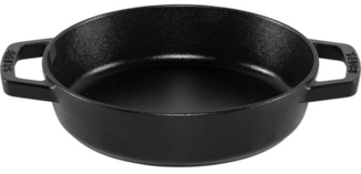 Staub Bratpfanne mit 2 Griffen 20 cm seidenmattschwarz