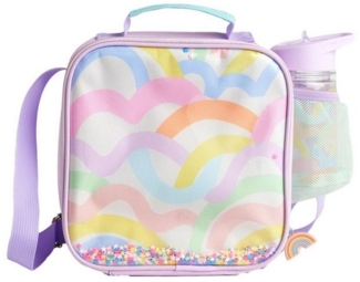 Next Lunchbox Lunchtasche und Wasserflasche im Regenbogendesign, Polyester, (1-tlg)