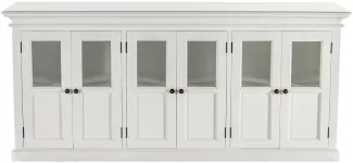 Sideboard Halifax mit 6 Glastüren, 200 cm