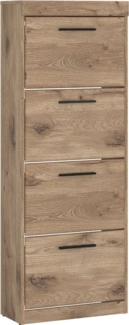 Schuhschrank Grainau / Grano, Holzwerkstoff, Holzfarben, 93 x 47 x 38 cm