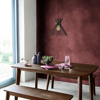 Kronleuchter, 'Kirpi', 131 x 34 x 34, Schwarz