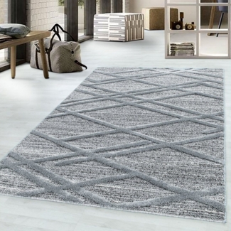 Ayyildiz Teppiche Teppich PISA 4706, rechteckig, Höhe: 20 mm, Läufer, rund, Hoch Tief Struktur, Wohnzimmer,Schlafzimmer