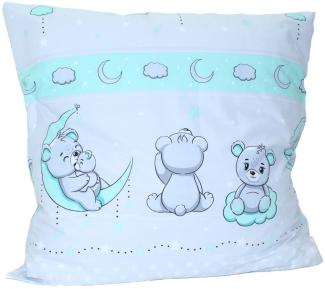 Primawela Kissenbezug Baby Kinder Kissenbezug 80 x80 cm Kissenhülle Bezug für Kissen